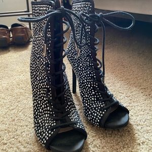 Bedazzled heels
